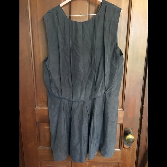 ALLSAINTS 100% Silk Tunic Dress - Size 10 - Picture 2 of 3